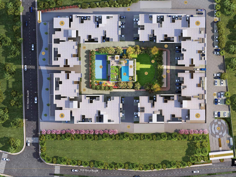 Floor plan of Rama Metro Life Maxima &mdash; photo gallery, images, brochure, amenities, cost sheet, price breakup, availability details, RERA number, RERA certificate, possession date, layout plan, logo, floor plan, master plan, and location map showcasing project highlights and features.